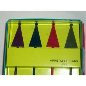 Set 16 Tree Appetizer Picks Christmas Dinner Party Holiday New Years